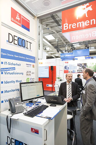 Stand der DECOIT GmbH auf dem Bremer Gemeinschaftsstand 2015