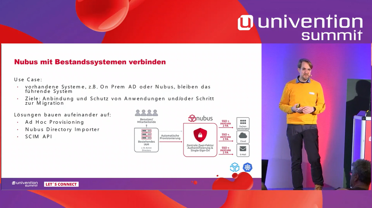 Abbildung 5: Ingo Steuwer stellt Anwenderszenarien vor