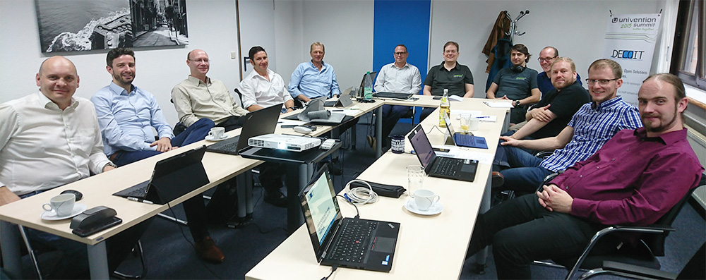 Projektkonsortium während des Kick-off-Meetings