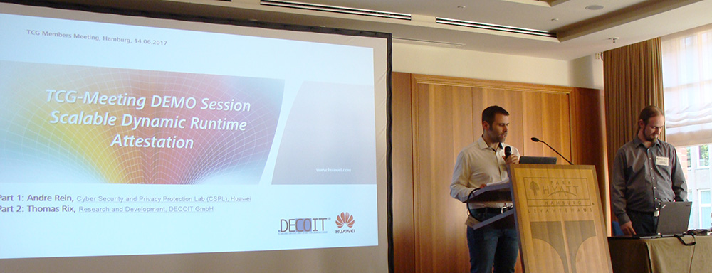 Präsentation des Kooperationsprojektes DRIVE von Huawei und DECOIT